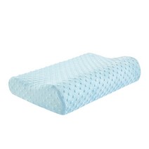 코메리 솜 메모리폼 베개 방울 B1056, 블루