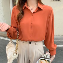 루나걸 휴튼 긴팔 블라우스