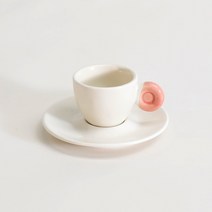 달소금 도자기 에스프레소 샷잔, 마블핑크, 1개
