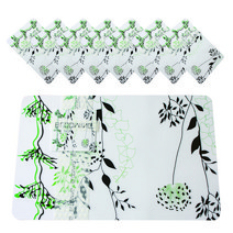 pp 방수 테이블매트 8p, 꽃줄기, 43 x 28 cm