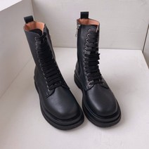 플랙슈 레이스업 여성 워커 5cm T_7009
