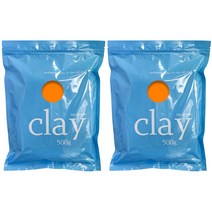 전문가용 클레이 2p, 주황, 500g