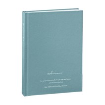 수베니어 B6 라인 줄 유선 하드커버 양장노트, 05 인디 블루, 1개
