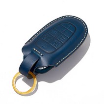 호즈 자동차 스마트키 케이스 H01, 골드 + 네이비, 1개