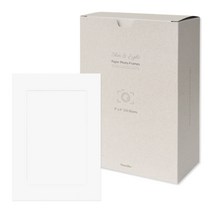 모노라이크 슬림앤라이트 종이액자 100p, 화이트