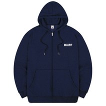 디프 남성용 스몰폰트 후드집업 DHD_0003