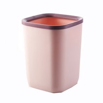 북유럽 사각 쓰레기통, 02 분홍 소, 1개