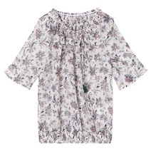 씨 보헤미안 테슬 스트링 블라우스 SCBAE2467