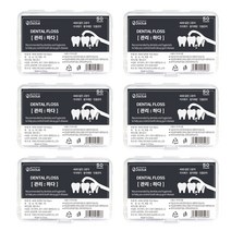 닥터스 일회용 치실 50p + 하드케이스 세트, 50개, 6세트