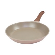 키친아트 본 우드 파스텔핑크 다이아 후라이팬, 26 cm, 1개