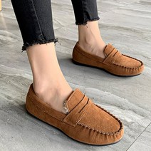 여성용 헬로슈즈 털단화 모카신 HS-2140
