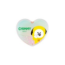 에스투비코퍼레이션 BT21 블링 파티 휴대폰 그립 홀더, 하트 치미, 1개