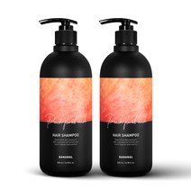 바나날 퍼퓸드 헤어 샴푸 피치 플로랄 머스크향, 500ml, 2개