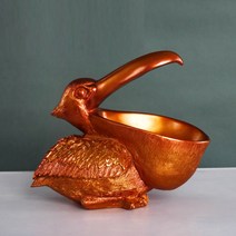 펠리칸 소품 인테리어 조형물 YT_RA235, 골드