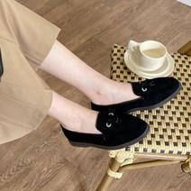 여성용 데이지 리본테슬 컴포트 로퍼
