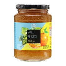 초록원 민트 유자차, 560g, 1개
