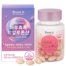 본트비 하루촉촉 히알루론산 30g, 60정, 1개
