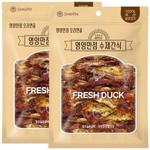 국민간식바른먹거리 강아지 영양만점 수제간식 320g, 2개, 오리연골