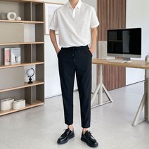 어나더디 남성용 링클프리 9부 밴딩 팬츠