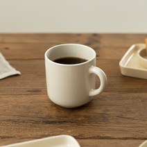 쓰임 마리벨 머그컵 370ml, 오트밀, 4개