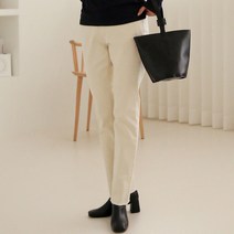 비나인 여성용 립진 일자팬츠