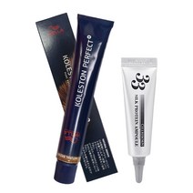 웰라 콜레스톤 퍼펙트 플러스 염색약 80g + 셀리본 33 실크 프로틴 앰플 12ml 세트, (7 / 04), 1세트