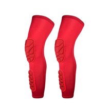 나야스타일 홈트레이닝 헬스 무릎 보호대 레드 YGYP-136-3, 2개