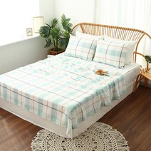 아망떼 마인드 시어서커 리플 홑이불, MINT
