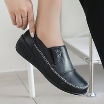 제이슈 소가죽 봉봉 슬립온