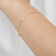 안나캐럿 여성용 스틸라 14K 팔찌 ABF0345QRL + 쇼핑백