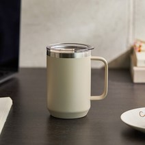 모던하우스 12HOURS 뉴데스크 보온보냉컵, 오트밀베이지, 500ml