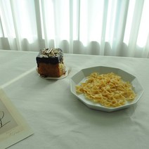 하임앤하임 광목 워싱 식탁보, 크림, 105 x 105 cm