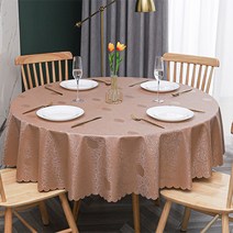 에어 엔틱 디자인 원형 식탁보, TYPE K, 140cm