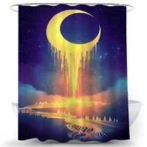 펑키유니크 샤워커튼 TYPE 4 180 x 200 cm, 1개