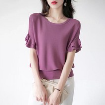 어썸풀 여성용 에딘포 프릴 니트