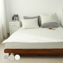 아망떼 파코홈 콤팩트 60수 고밀도 침대패드, WHITE