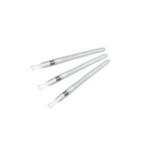 워터 납작 수채화 붓 화이트, 3개, 14mm