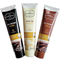 쿠킹스토리 코팅 초콜릿 튜브 100g x 3종 세트, 1세트