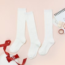 비단길 아동용 N이븐 꽈배기 니삭스 3p