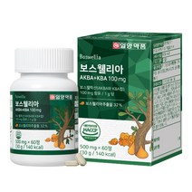 일양약품 보스웰리아 AKBA + KBA 30g, 60정, 1개