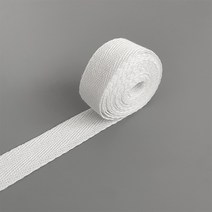 순면 웨이빙끈 폭 20mm x 길이 90cm, 10개, 화이트