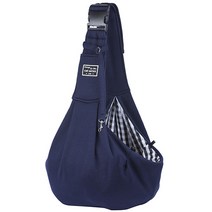 더그랑 반려동물 이동용 슬링백 버클형, 네이비