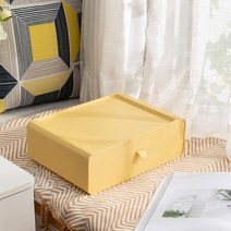 존글로벌 DND마켓 파스텔 모듈 수납함, 옐로우, 1개