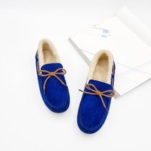 여성용 털안감 인조가죽 로퍼 리본 드라이빙 슈즈 YJ0134