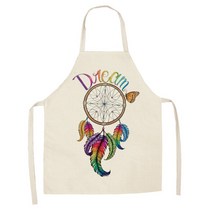 드림캐쳐 일러스트 앞치마 68 x 55 cm, IT-21, 1개