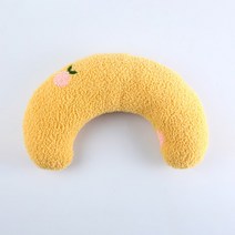 카르노코리아 반려동물 보들 U자형 쿠션, 옐로우