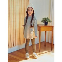 토토헤로스 아동용 체크 퍼 레깅스 TH187PT370