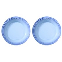 요일감성 파스텔 레터링 접시 2p, 블루