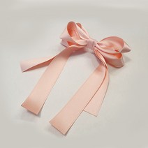 프라임리본무광볼륨꼬리리본자동핀