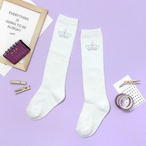 비단길 아동용 N미들 크라운 니삭스 2p